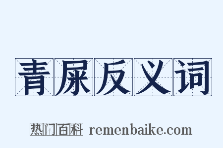 青屎反义词是什么意思的图片